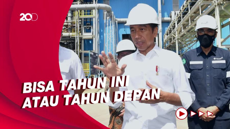 Jokowi soal Setop Ekspor Bahan Mentah Timah: Baru Dihitung