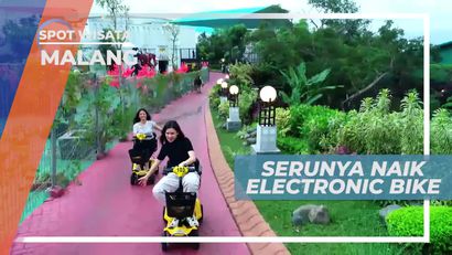 Menjelajahi Luasnya Kawasan Wisata Dengan Electric Bike, Kota Malang