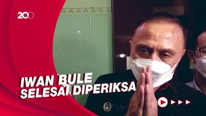 5 Jam Diperiksa, Iwan Bule Minta Maaf Tak Hadiri Panggilan Pertama