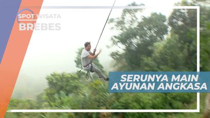 Ayunan Angkasa, Wahana Seru dan Menegangkan di Brebes
