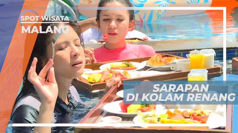 Menikmati Lezatnya Menu Sarapan Sambil Berenang, Malang