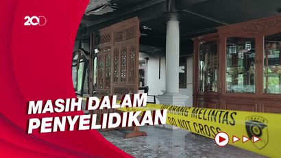 Penampakan Aula Pendopo Wali Kota Banjar Usai Dibakar OTK
