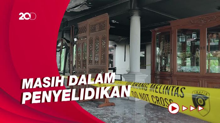 Penampakan Aula Pendopo Wali Kota Banjar Usai Dibakar OTK