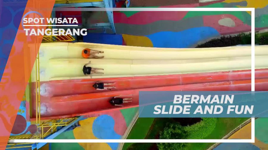 Meluncur Seru di Wahana Slide and Fun, Tangerang