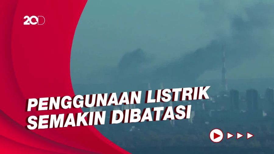 Rudal Rusia Hancurkan 3 Instalasi Listrik Ukraina, Pasokan Listrik Berkurang Drastis