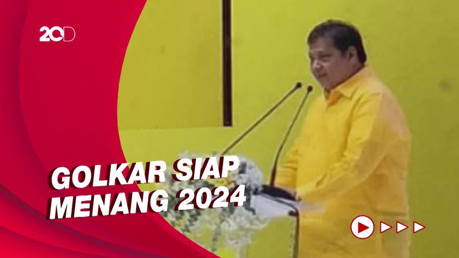 Airlangga di HUT Golkar: Kita Komitmen Lanjutkan Pembangunan Jokowi