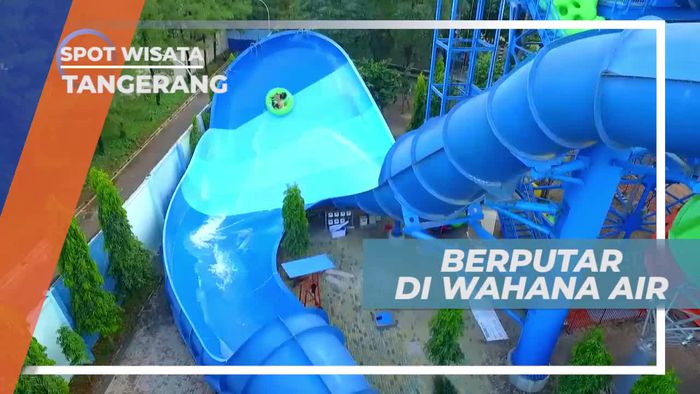 Berputar di Wahana Air Tangerang Banten