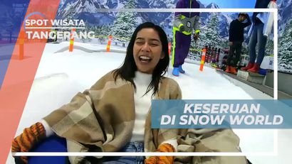 Merasakan Dinginnya Salju di Snow World Trans Studio Bintaro Tangerang