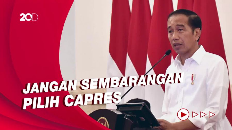 Analogikan Pilpres Bak Pilih Pilot, Jokowi: Jangan Pilih Sembarangan