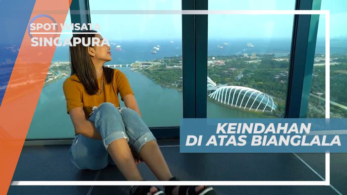 Indahnya Pemandangan Kota dari Atas Bianglala, Singapura
