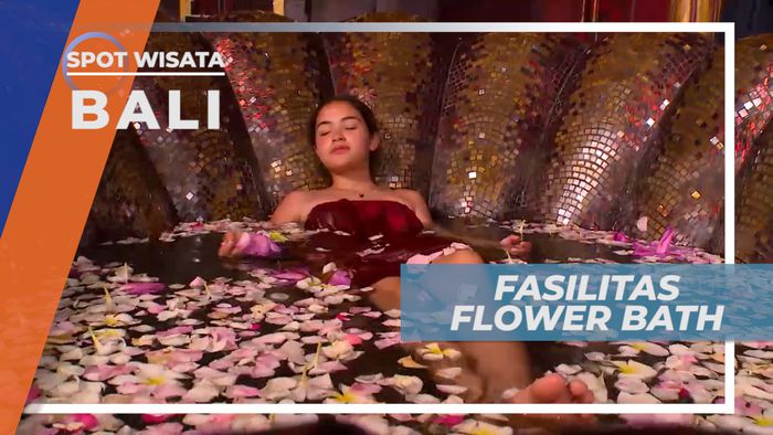 Menikmati Nyamannya Berendam di Flower Bath, Bali