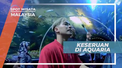 Melewati Terowongan Dengan Panorama Ikan, Malaysia