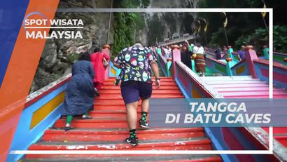 Menaiki 272 Anak Tangga Menuju Kuil Dalam Goa, Malaysia