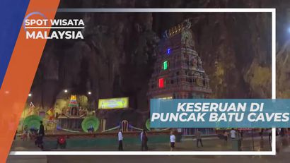 Melihat Dari Dekat Aneka Patung di Kuil Batu Caves Malaysia