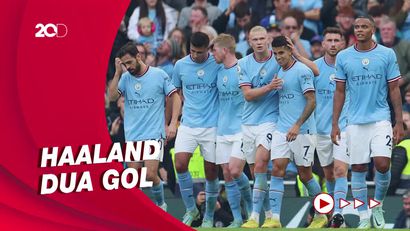 Gasak Brighton 3-1, Man City Tempel Arsenal di Puncak