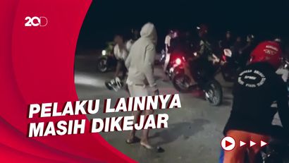Viral Pengeroyokan Gegara Senggolan Usai Balap Liar, Pelaku Ditangkap