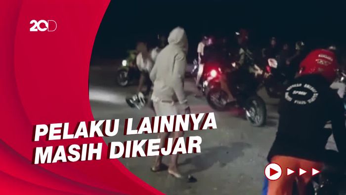 Viral Pengeroyokan Gegara Senggolan Usai Balap Liar, Pelaku Ditangkap
