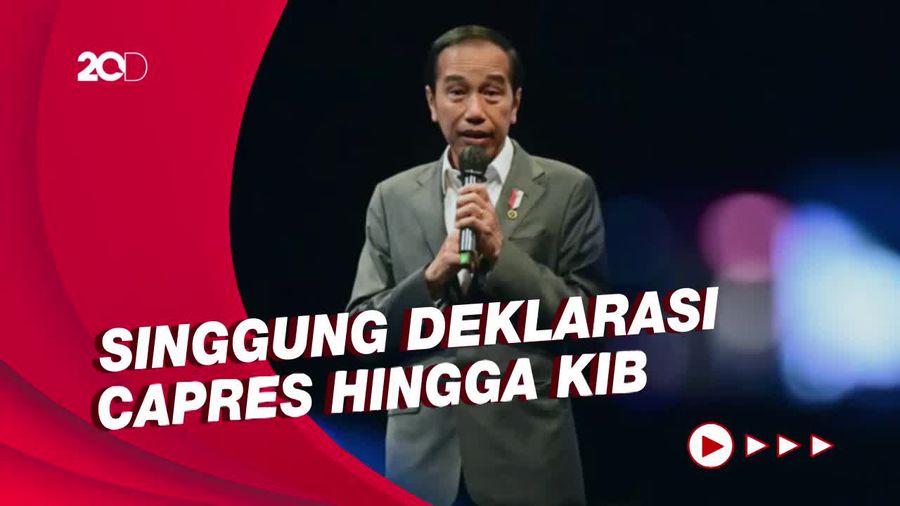 Wanti-wanti dan Sindiran Jokowi Soal Capres di Depan Airlangga-Paloh