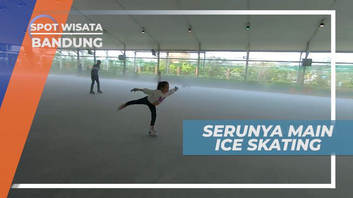 Menjajal Olahraga Ice Skating, Bandung