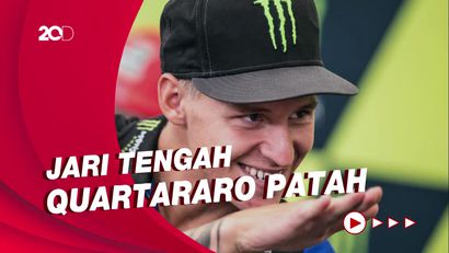 Penampakan Jari Patah Quartararo Usai Jatuh di MotoGP Malaysia