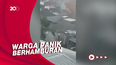 Dihantam Angin Kencang, Atap Rumah Warga di Sidoarjo Porak Poranda