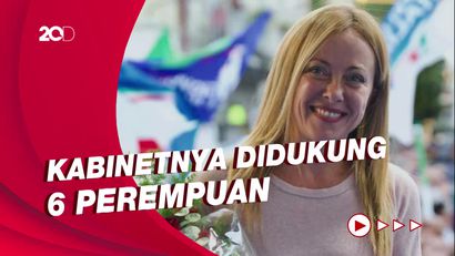 Resmi Jadi Perdana Menteri, Giorgia Meloni Perempuan Italia Pertama