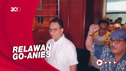 Hadiri Acara Relawan, Anies Disambut Lagu Maju Tak Gentar
