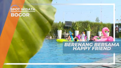 Pagi Seru Berenang Bersama Teman, Bogor