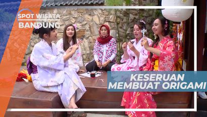 Seru Membuat Berbagai Bentuk dari Kertas, Bandung