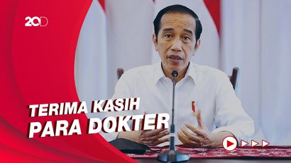 Ucapan Terima Kasih Jokowi di Hari Dokter Nasional