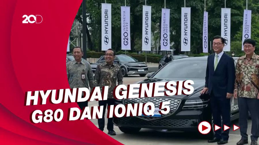 Pemerintah Terima Ratusan Mobil Listrik Hyundai untuk KTT G20