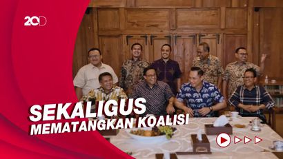 Anies Rapat Bareng NasDem-PKS-Demokrat Bahas Cawapres