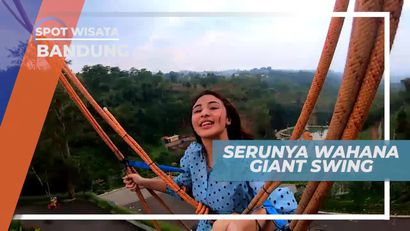 Giant Swing, Sensasi Terbang di Ketinggian 30 Meter, Bandung