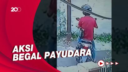 Terekam CCTV Santriwati di Subang Jadi Korban Begal Payudara