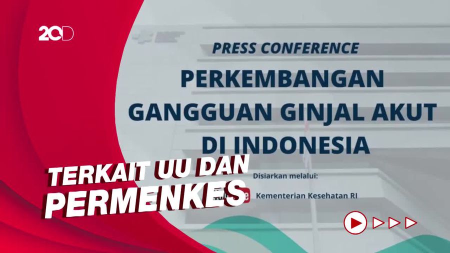 Jawaban Kemenkes RI soal Kasus Gagal Ginjal Akut Tak Jadi KLB