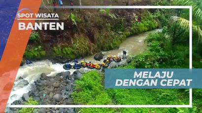 Memacu Adrenalin Bermain River Tubing di Banten