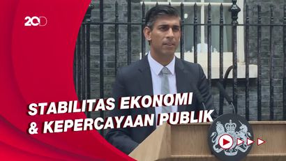 Jadi Perdana Menteri Inggris, Rishi Sunak Ingin Prioritaskan Perbaikan Ekonomi