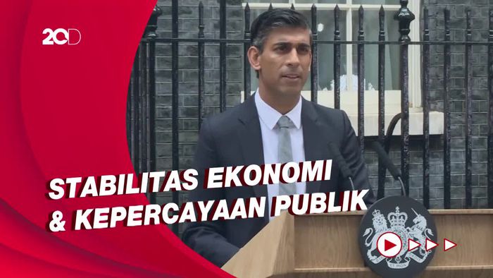 Jadi Perdana Menteri Inggris, Rishi Sunak Ingin Prioritaskan Perbaikan Ekonomi