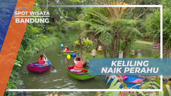 Bersantai Dengan Wahana Perahu di Bandung