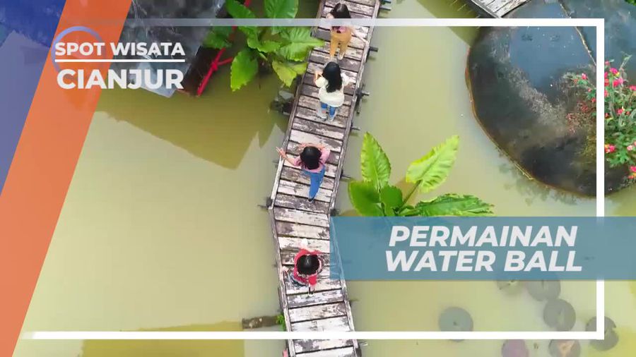 Persiapan Bermain Water Ball di Cianjur Jawa Barat