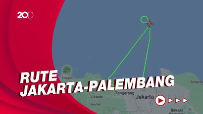 Jejak Radar Lion Air JT330 Alami Masalah Mesin Lalu Putar Balik