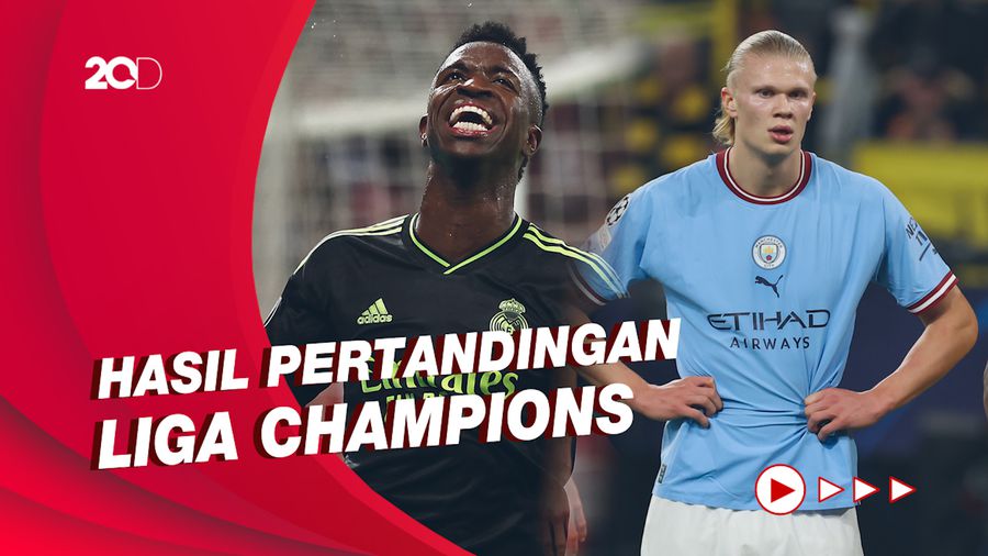 Real Madrid Tumbang, Dortmund Tahan Imbang Manchester City