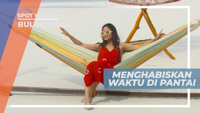 Seru-seruan Habiskan Waktu di Pantai Mandala Ria, Bulukumba