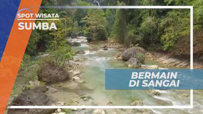 Air Terjun Lapopu, Bermain Seru di Bebatuan Sungai Air Terjun, Sumba