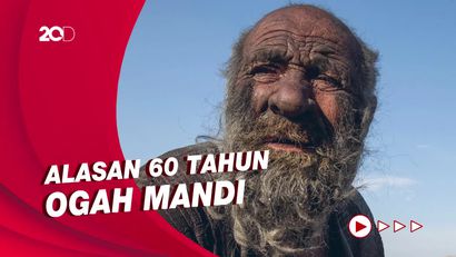 Tentang Amou Haji, Pria Terkotor Sedunia yang Meninggal Usai Mandi