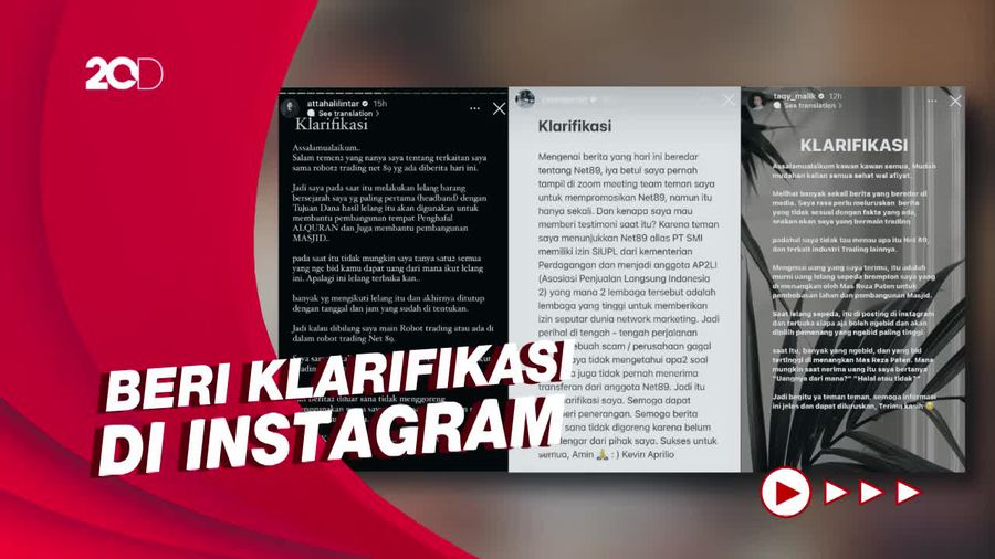 Reaksi Atta Halilintar-Kevin Aprilio Usai Terseret Kasus Robot Trading