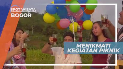 Piknik Asik Dengan Panorama Hijau Persawahan di Bogor