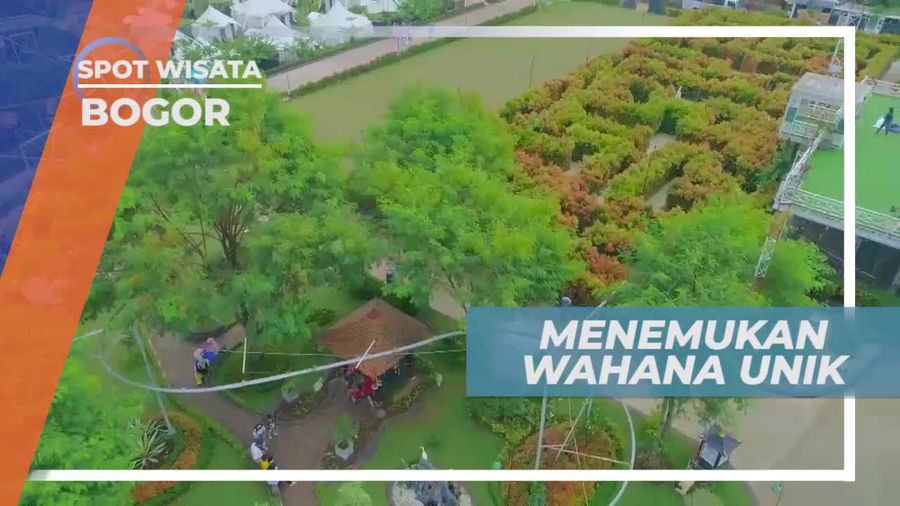 Mencoba Naik Wahana Zip Coaster, Kawasan Wisata Bogor