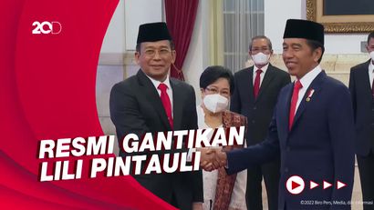Momen Presiden Jokowi Lantik Johanis Tanak Jadi Wakil Ketua KPK
