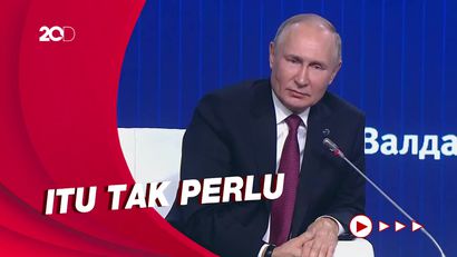 Putin Sebut Rusia Tak Akan Gunakan Nuklir Dalam Agresi Militer di Ukraina
